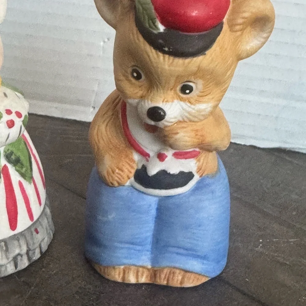 Critter Bells Charming Mouse and Bear Bells